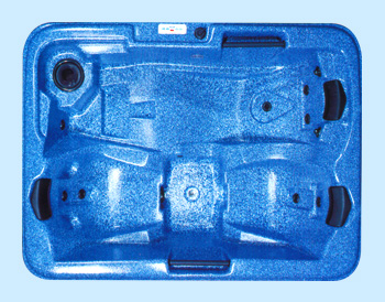 Top view of the Alpine spa