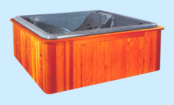 Top view of the Grizzly spa